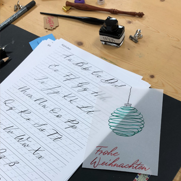 Anmeldung Kalligrafie-Workshop