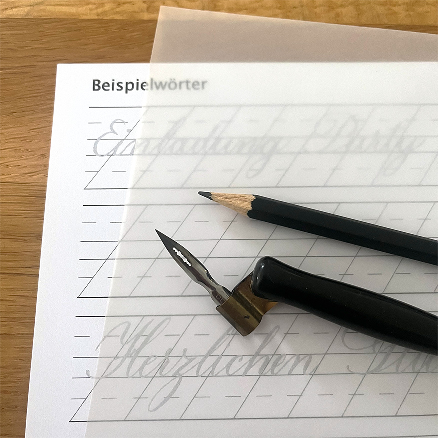Kalligrafie-Grundformen